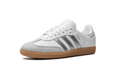 Samba White Silver Metallic Grey